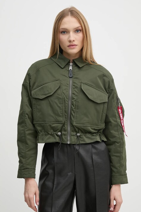 Μπουφάν Alpha Industries χρώμα: πράσινο, 148011