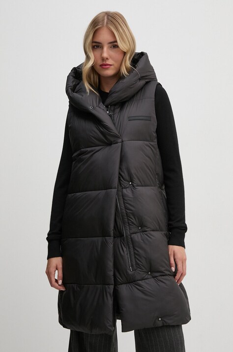 Αμάνικο μπουφάν Calvin Klein χρώμα: μαύρο, K20K207991