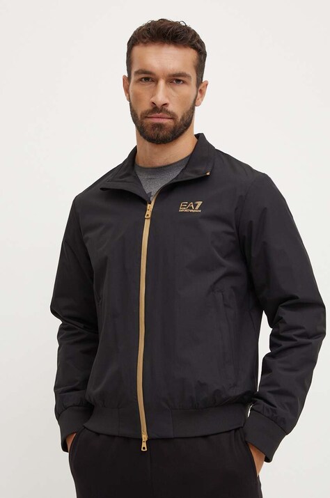 Μπουφάν EA7 Emporio Armani χρώμα: μαύρο, PNFZZ.8NPB20