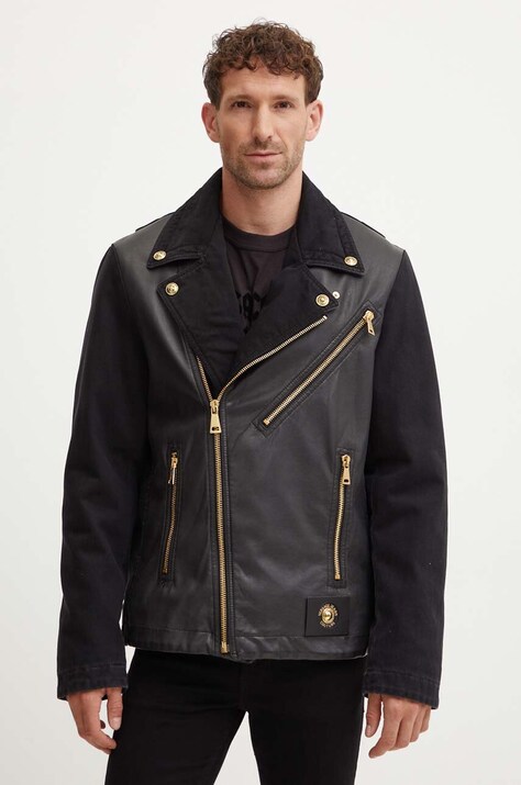 Ραμόνεσκα Versace Jeans Couture χρώμα: μαύρο, 77GAS4M4 DW012SW0