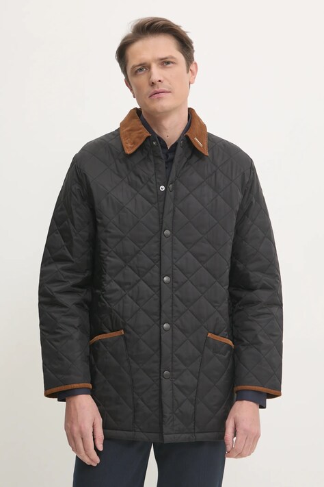 Μπουφάν Barbour 30th Anniversary Liddesdale Quilted Jacket χρώμα: μαύρο, MQU1816