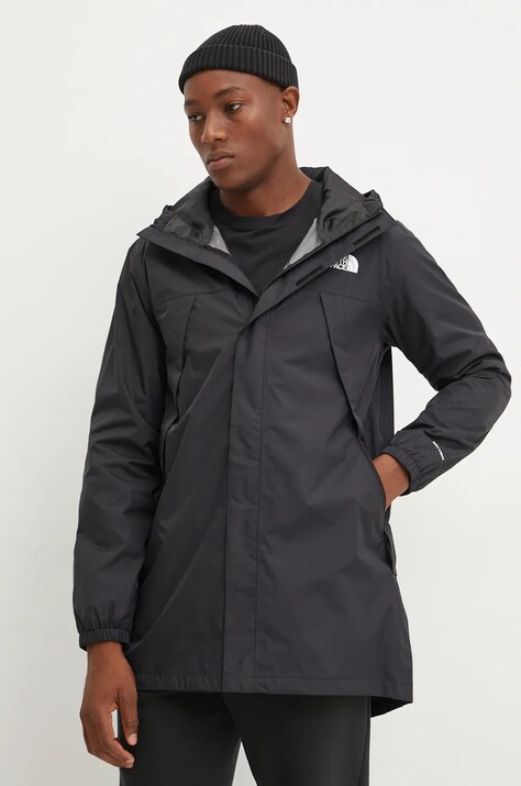 Μπουφάν The North Face Antora χρώμα: μαύρο, NF0A7ZUB4H01
