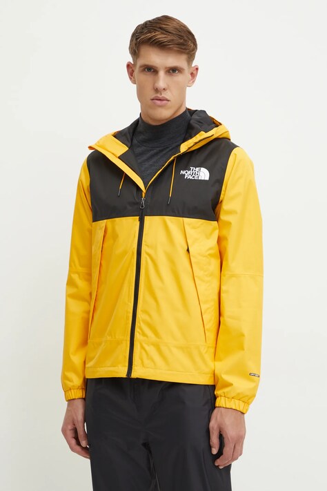 Μπουφάν The North Face Mountain Q χρώμα: κίτρινο, NF0A5IG256P1