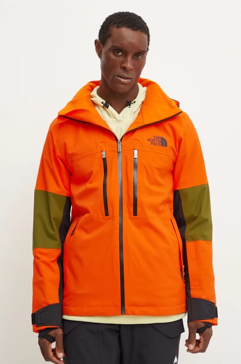 Μπουφάν The North Face Chakal χρώμα: πορτοκαλί, NF0A87Y61OP1