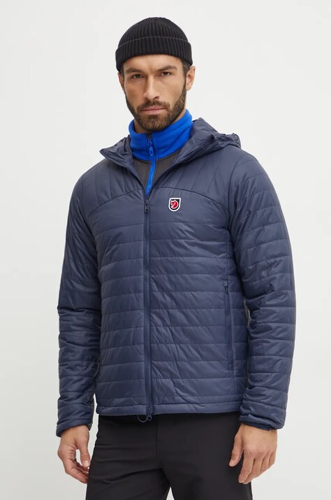 Αθλητικό μπουφάν Fjallraven Expedition X-Lätt Hoodie χρώμα: ναυτικό μπλε, F12500157.560