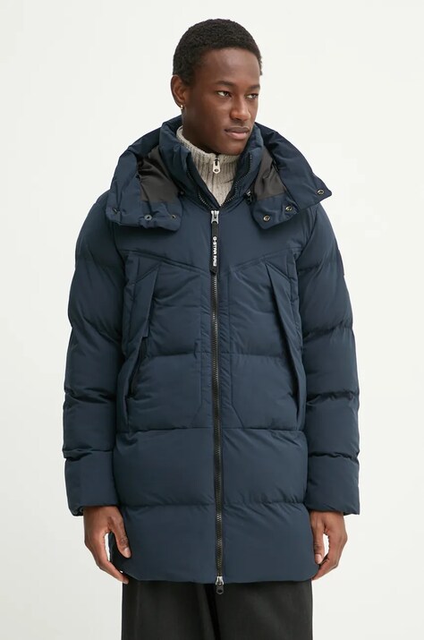 Μπουφάν G-Star Raw χρώμα: ναυτικό μπλε, D25347-D518