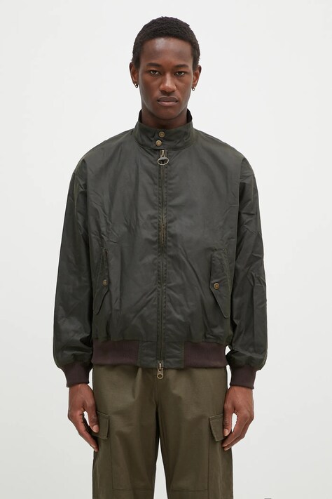 Μπουφάν Baracuta Barbour x Baracut Wax Jacket χρώμα: πράσινο, BRCPS1093
