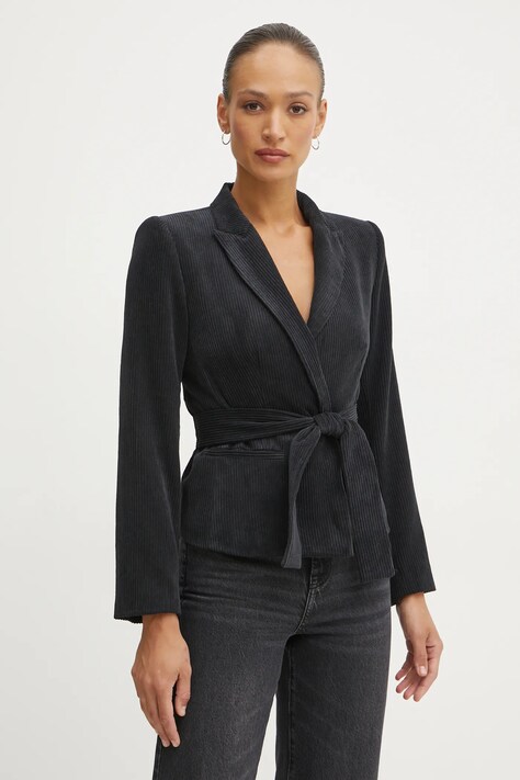 Μπουφάν με κορδόνι Armani Exchange χρώμα: ροζ, 6DYG48 YN8ZZ