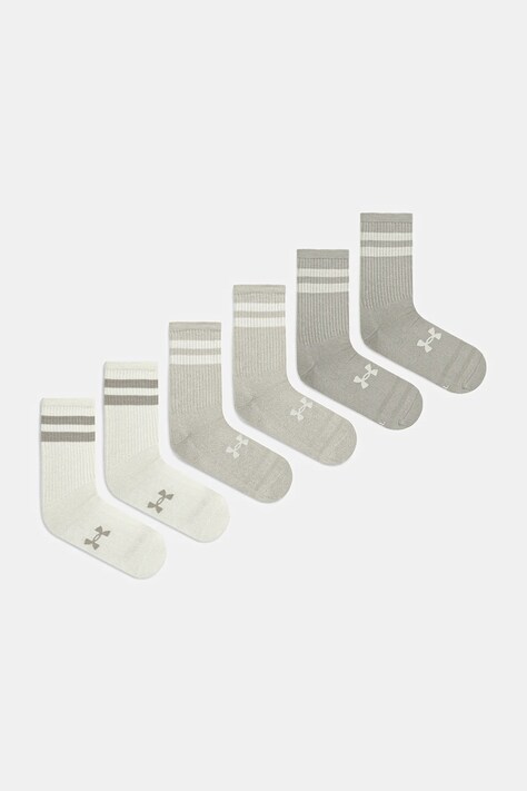 Κάλτσες Under Armour 6-pack χρώμα: άσπρο, 1387058