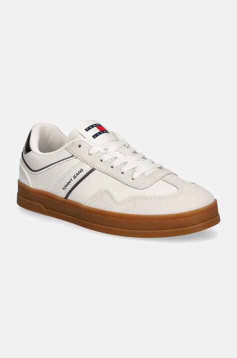 Αθλητικά Tommy Jeans THE GREENWICH χρώμα: άσπρο, EN0EN02612