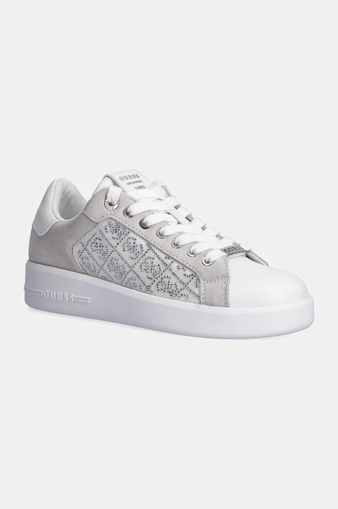 Αθλητικά Guess ROKI χρώμα: άσπρο, FLFROK FAL12
