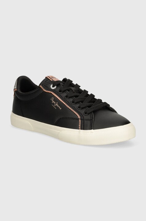 Αθλητικά Pepe Jeans PLS31564 χρώμα: μαύρο, KENTON SAILOR W