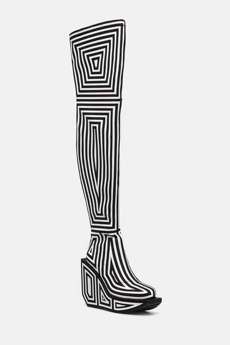 Μπότες United Nude Wa Long Boot Hi χρώμα: μαύρο, 1087851082