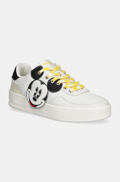 Αθλητικά Desigual FANCY MICKEY χρώμα: άσπρο, 24WSKP10 1000