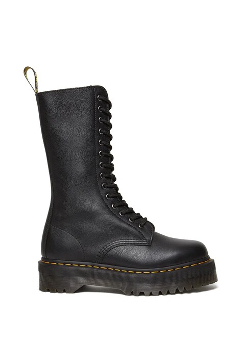 Δερμάτινα workers Dr. Martens 1b99 Quad χρώμα: μαύρο, DM31426001