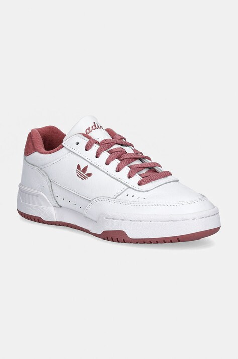 Δερμάτινα αθλητικά παπούτσια adidas Originals Court Super χρώμα: άσπρο, IF9420