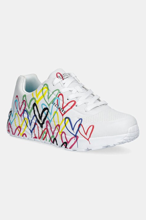 Παιδικά αθλητικά παπούτσια Skechers UNO LITE χρώμα: άσπρο, 314064L