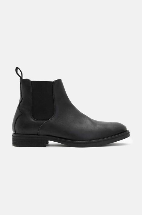 Δερμάτινες μπότες τσέλσι AllSaints Creed Boot χρώμα: μαύρο, M040FB