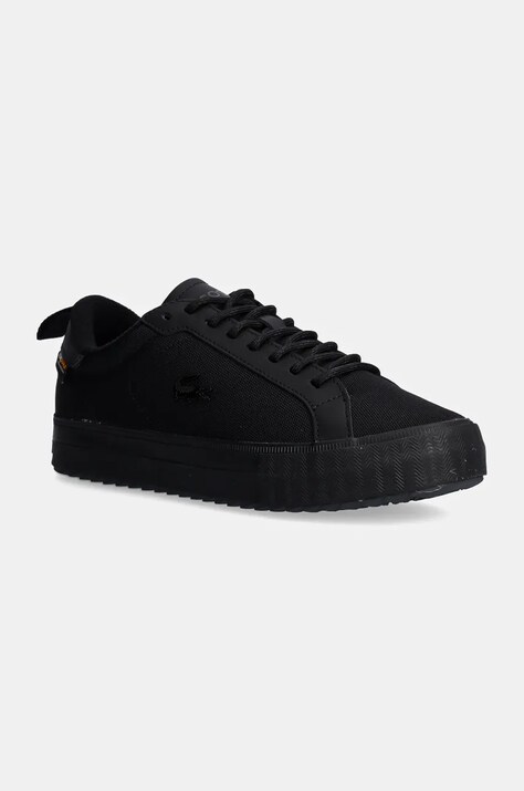 Αθλητικά Lacoste Powercourt Winter Outdoor χρώμα: μαύρο, 48SMA0003