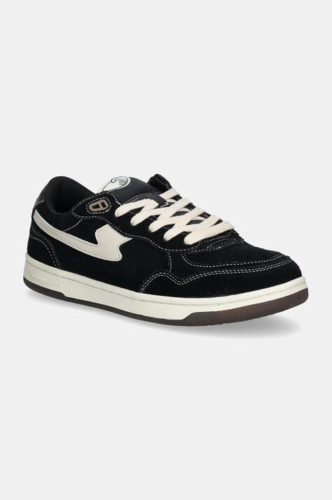 Σουέτ αθλητικά παπούτσια Stepney Workers Club Pro Cup 01 S-Strike Suede χρώμα: μαύρο, YQ02015