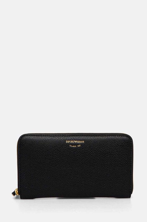 Πορτοφόλι Emporio Armani χρώμα: μαύρο, EW000366 AF11953