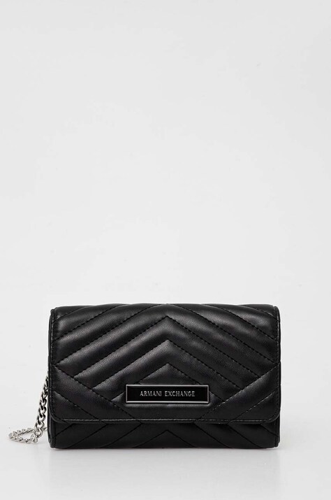 Πορτοφόλι Armani Exchange χρώμα: μαύρο, 948481 4R742