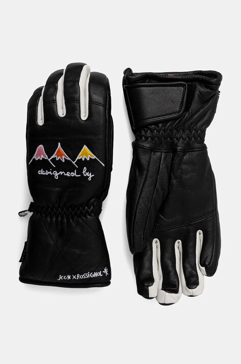 Γάντια σκι Rossignol Sublime Leather IMPR x JCC χρώμα: μαύρο, RLNWG12