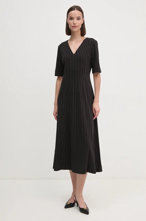 Φόρεμα Dkny χρώμα: μαύρο, D2G4A182