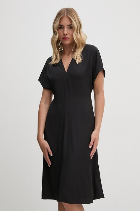 Φόρεμα Calvin Klein χρώμα: μαύρο, K20K207997