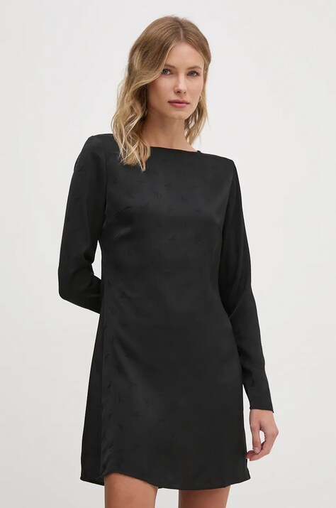 Φόρεμα Calvin Klein Jeans χρώμα: μαύρο, J20J224137