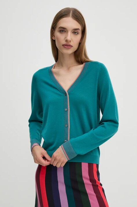 Πουλόβερ PS Paul Smith χρώμα: πράσινο, W2R.402N.N31198
