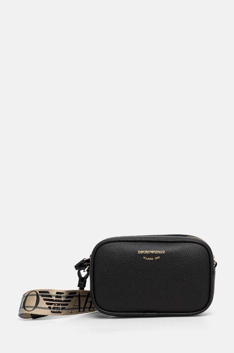 Τσάντα Emporio Armani χρώμα: ασημί, EW000537 AF12103
