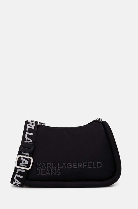 Τσάντα Karl Lagerfeld Jeans χρώμα: μαύρο, 246J3018