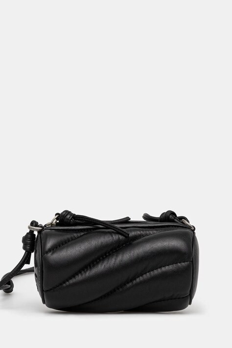 Δερμάτινη τσάντα Fiorucci Leather Micro Mella Bag χρώμα: μαύρο, U01FMASL005LE04BK01