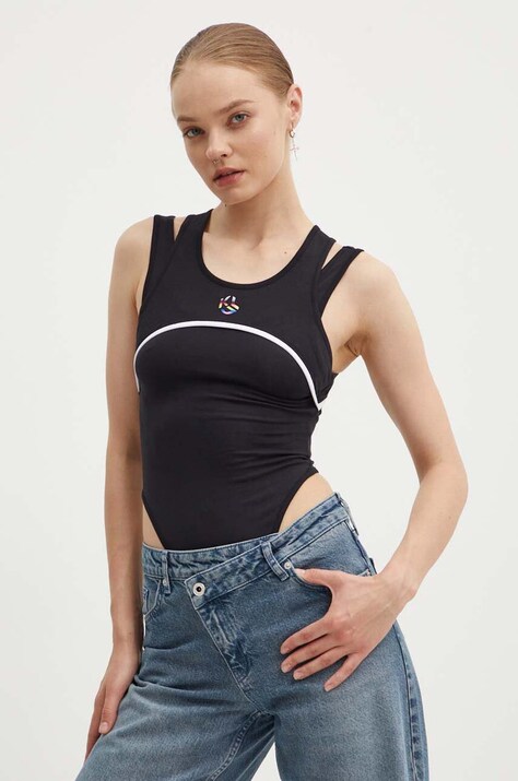 Κορμάκι Karl Lagerfeld Jeans χρώμα: μαύρο, 245J1708