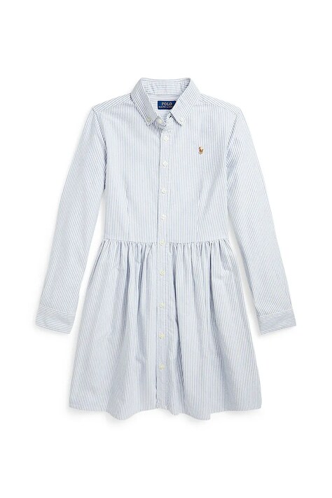 Φόρεμα Polo Ralph Lauren χρώμα: μπλε, 313934185001