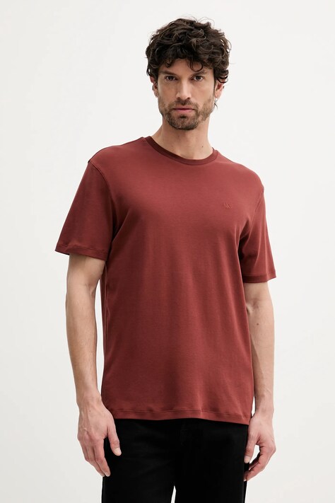 Βαμβακερό μπλουζάκι Calvin Klein ανδρικό, χρώμα: κόκκινο, LV04LB275G