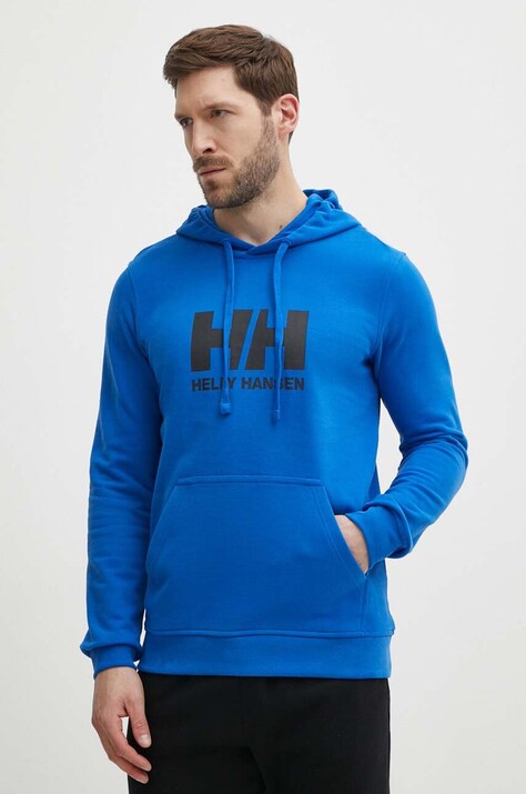 Βαμβακερή μπλούζα Helly Hansen με κουκούλα 53289
