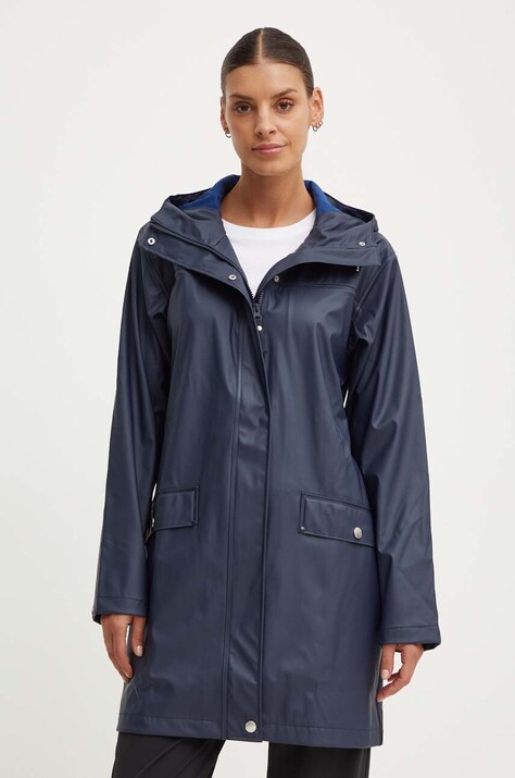 Αδιάβροχο μπουφάν Helly Hansen Moss γυναικείο, χρώμα: ναυτικό μπλε, 53251