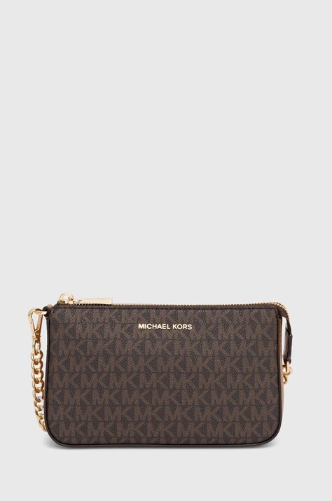 Τσάντα MICHAEL Michael Kors χρώμα: καφέ