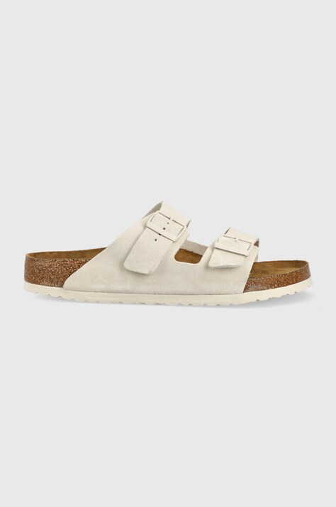 Παντόφλες σουέτ Birkenstock Arizona χρώμα γκρι 1024554