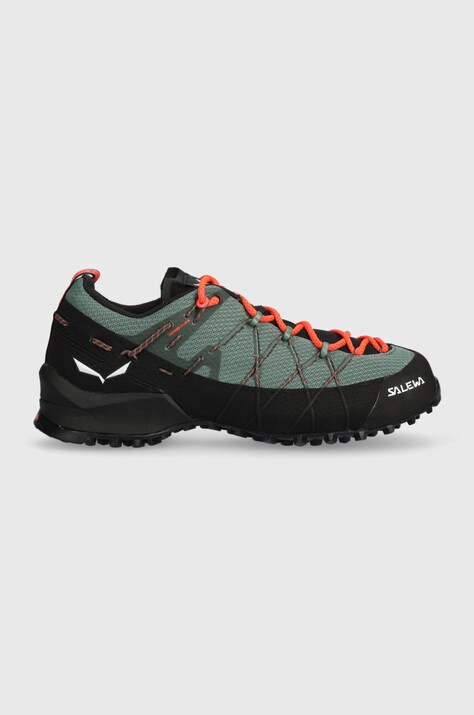 Παπούτσια Salewa Wildfire 2 χρώμα: πράσινο