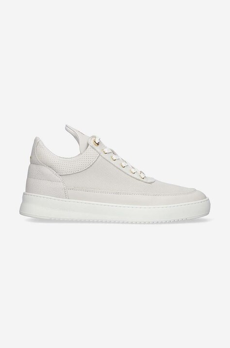 Δερμάτινα αθλητικά παπούτσια Filling Pieces Low Top χρώμα: γκρι