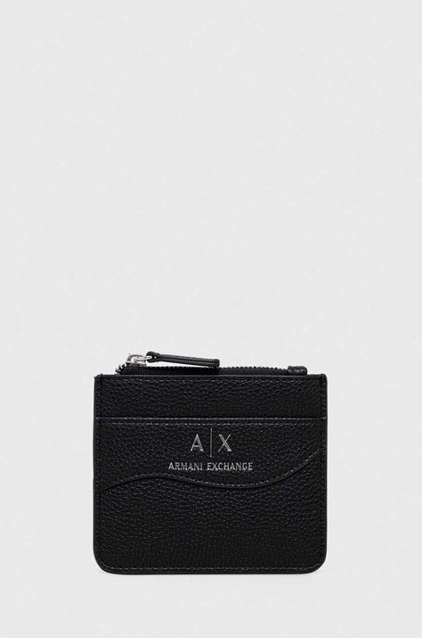 Πορτοφόλι Armani Exchange χρώμα: μαύρο 948539 CC783