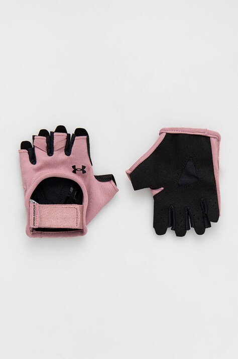 Γάντια Under Armour χρώμα: ροζ