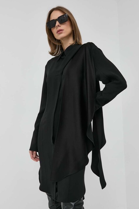 Φόρεμα Victoria Beckham χρώμα: μαύρο