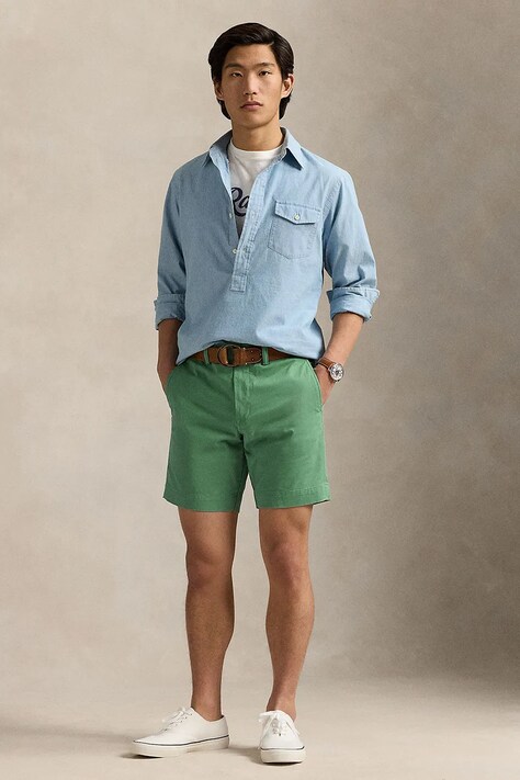 Σορτς Polo Ralph Lauren χρώμα: πράσινο, 710799213