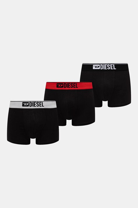 Μποξεράκια Diesel UMBX-DAMIEN-THREE PACK BOXERS 3-pack χρώμα: μαύρο, 00ST3V.0GDAC