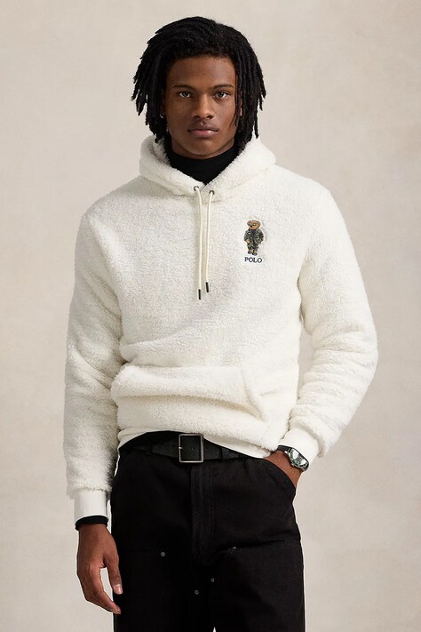 Μπλούζα Polo Ralph Lauren χρώμα: ναυτικό μπλε, με κουκούλα, 710930550
