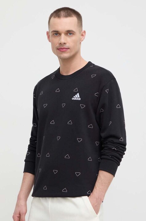 Μπλούζα adidas χρώμα: μαύρο IS1828